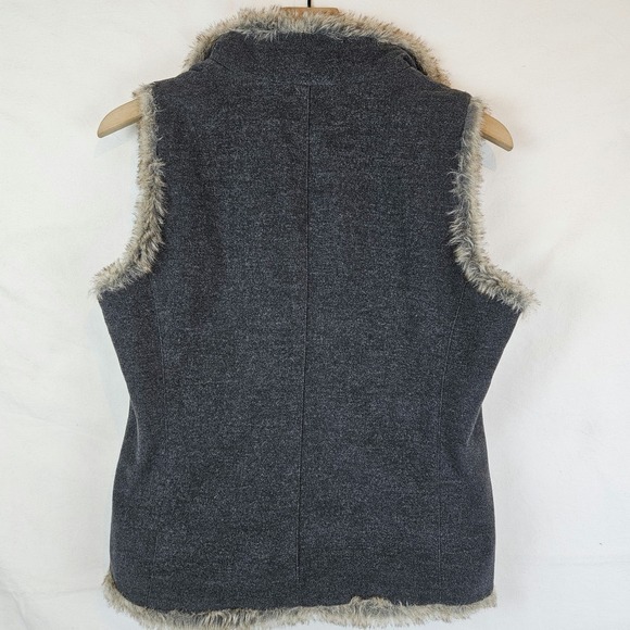 J.Jill Wool vest with Faux fur lining, size S - Picture 6 of 6